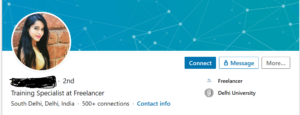 fake linkedin profile