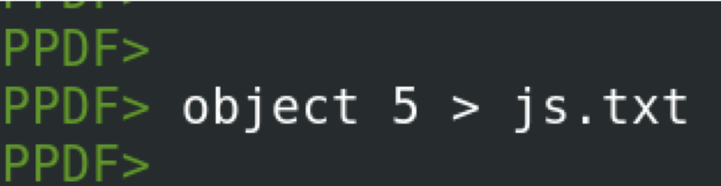 Object to text